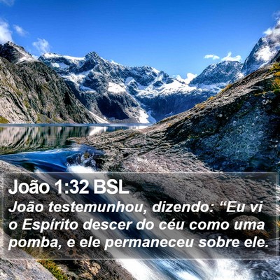 João 1:32 BSL Bible Verse Image