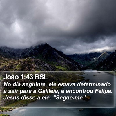João 1:43 BSL Bible Verse Image