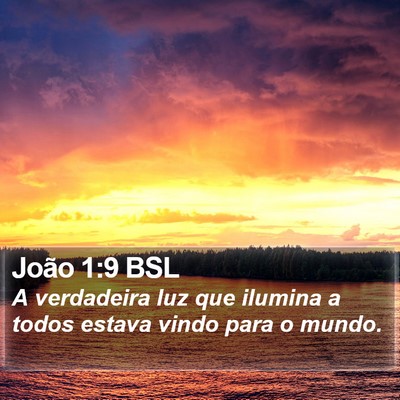 João 1:9 BSL Bible Verse Image