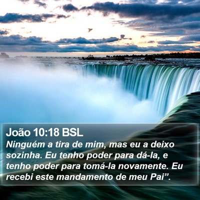 João 10:18 BSL Bible Verse Image
