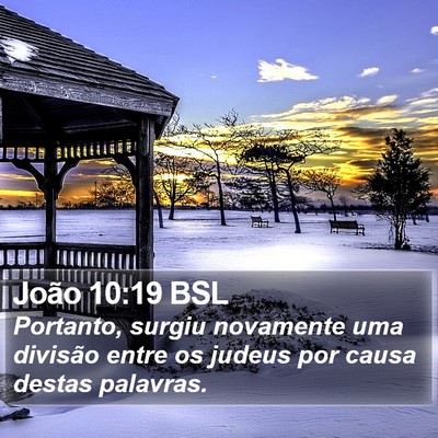 João 10:19 BSL Bible Verse Image