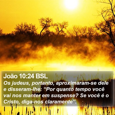 João 10:24 BSL Bible Verse Image