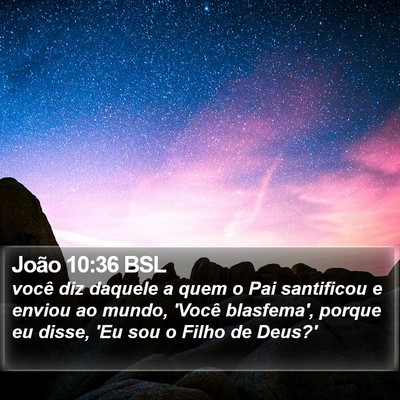 João 10:36 BSL Bible Verse Image