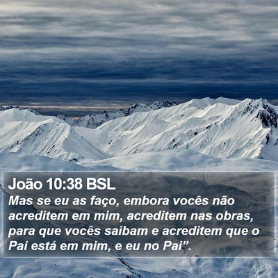 João 10:38 BSL Bible Verse Image