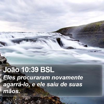 João 10:39 BSL Bible Verse Image