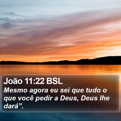 João 11:22 BSL Bible Verse Image