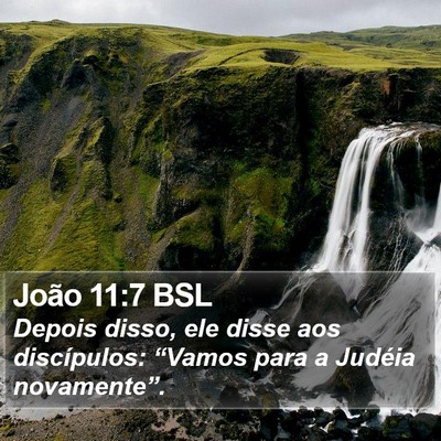João 11:7 BSL Bible Verse Image