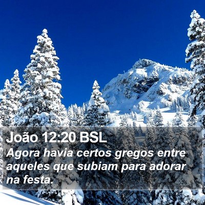 João 12:20 BSL Bible Verse Image