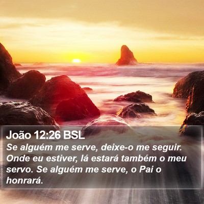 João 12:26 BSL Bible Verse Image