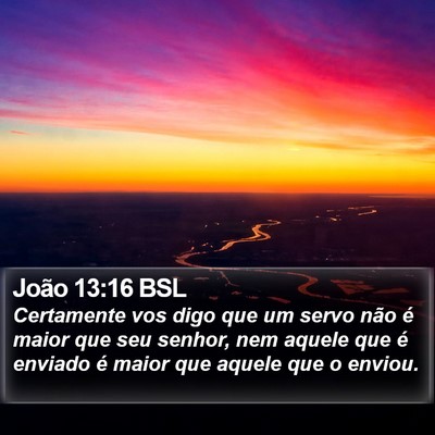 João 13:16 BSL Bible Verse Image