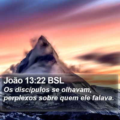 João 13:22 BSL Bible Verse Image