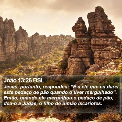João 13:26 BSL Bible Verse Image