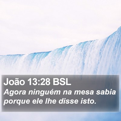 João 13:28 BSL Bible Verse Image