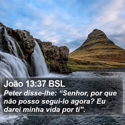 João 13:37 BSL Bible Verse Image