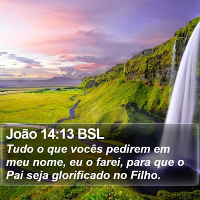 João 14:13 BSL Bible Verse Image