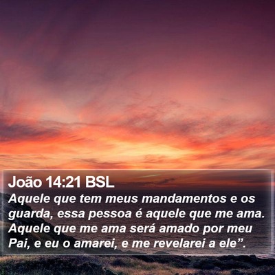 João 14:21 BSL Bible Verse Image