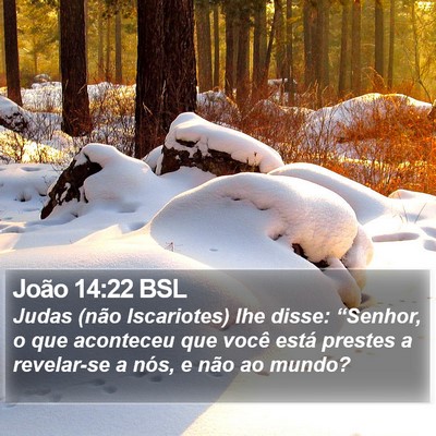 João 14:22 BSL Bible Verse Image