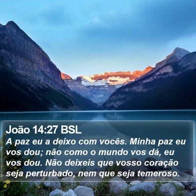 João 14:27 BSL Bible Verse Image