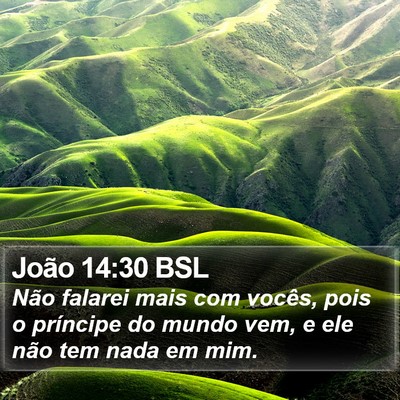 João 14:30 BSL Bible Verse Image