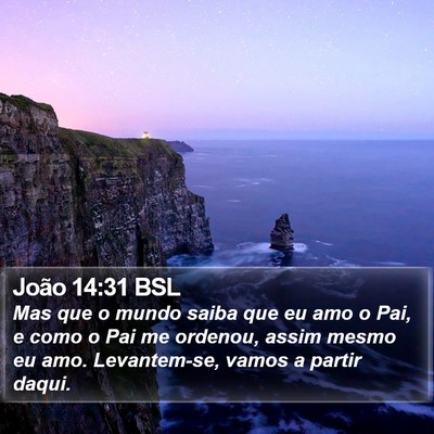 João 14:31 BSL Bible Verse Image