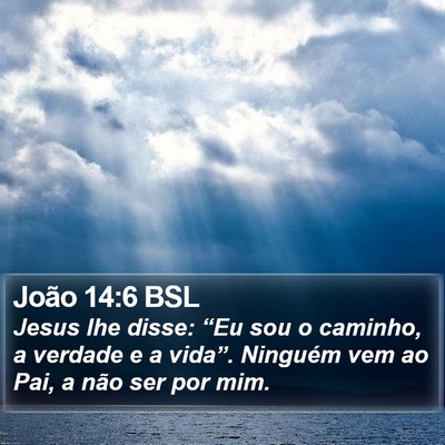 João 14:6 BSL Bible Verse Image
