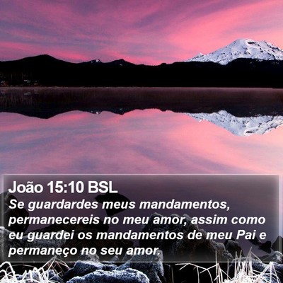 João 15:10 BSL Bible Verse Image