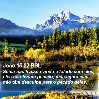 João 15:22 BSL Bible Verse Image