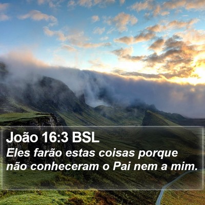 João 16:3 BSL Bible Verse Image