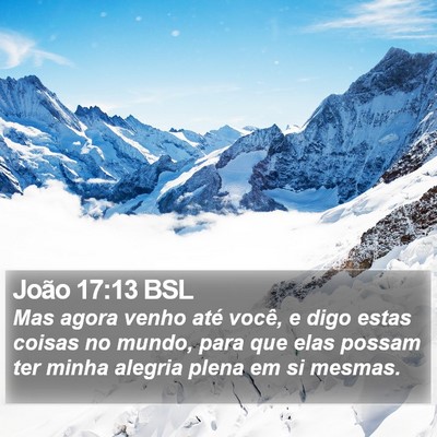 João 17:13 BSL Bible Verse Image