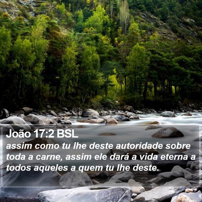 João 17:2 BSL Bible Verse Image