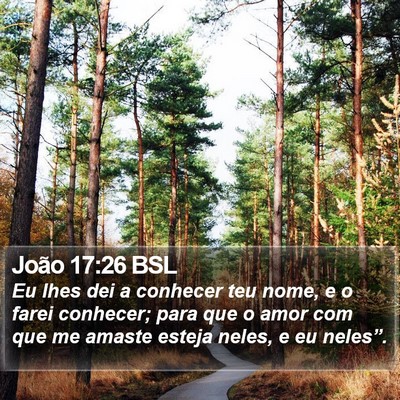 João 17:26 BSL Bible Verse Image