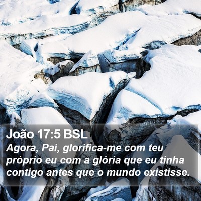 João 17:5 BSL Bible Verse Image