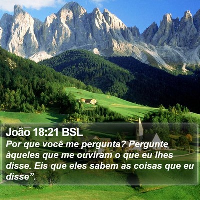João 18:21 BSL Bible Verse Image