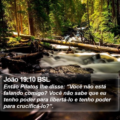 João 19:10 BSL Bible Verse Image