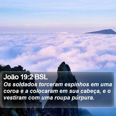 João 19:2 BSL Bible Verse Image