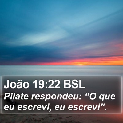 João 19:22 BSL Bible Verse Image
