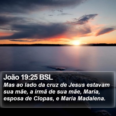 João 19:25 BSL Bible Verse Image
