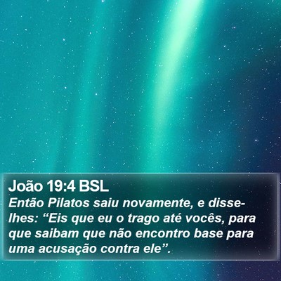 João 19:4 BSL Bible Verse Image