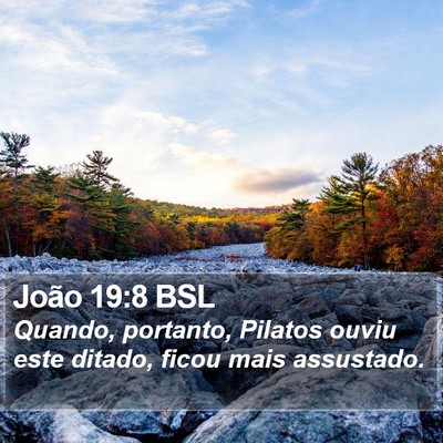 João 19:8 BSL Bible Verse Image
