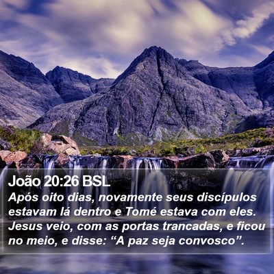 João 20:26 BSL Bible Verse Image