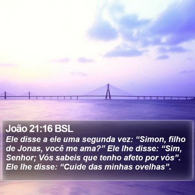 João 21:16 BSL Bible Verse Image