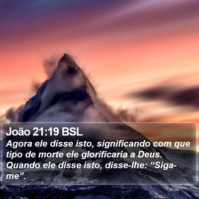 João 21:19 BSL Bible Verse Image