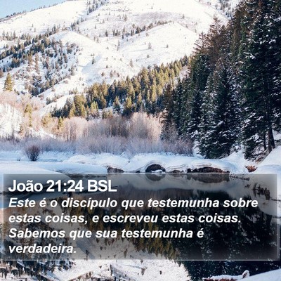 João 21:24 BSL Bible Verse Image