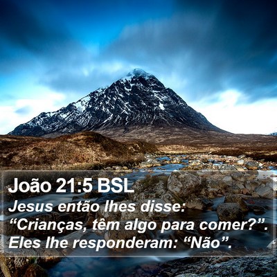 João 21:5 BSL Bible Verse Image