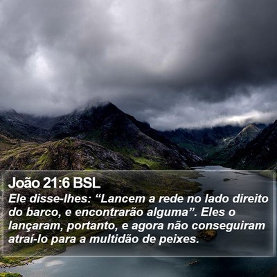 João 21:6 BSL Bible Verse Image