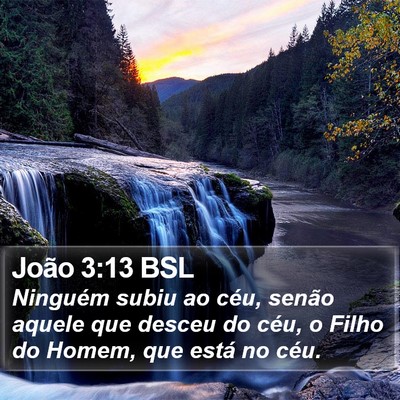 João 3:13 BSL Bible Verse Image