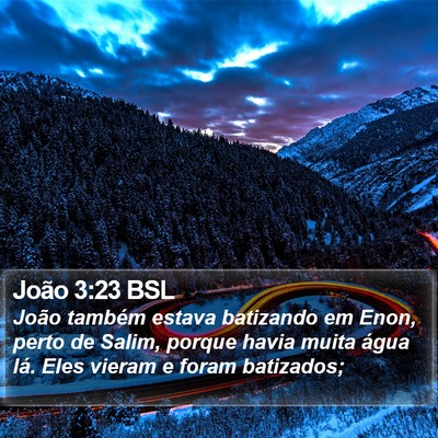 João 3:23 BSL Bible Verse Image