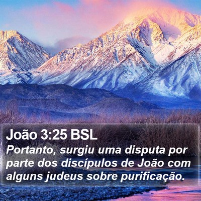 João 3:25 BSL Bible Verse Image
