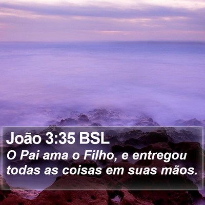 João 3:35 BSL Bible Verse Image