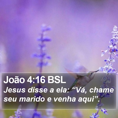 João 4:16 BSL Bible Verse Image